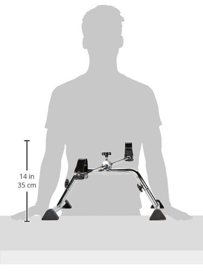 PCP Pedal Exerciser Senior Rehab Arm or Leg Conditioning, Chrome - Image 3