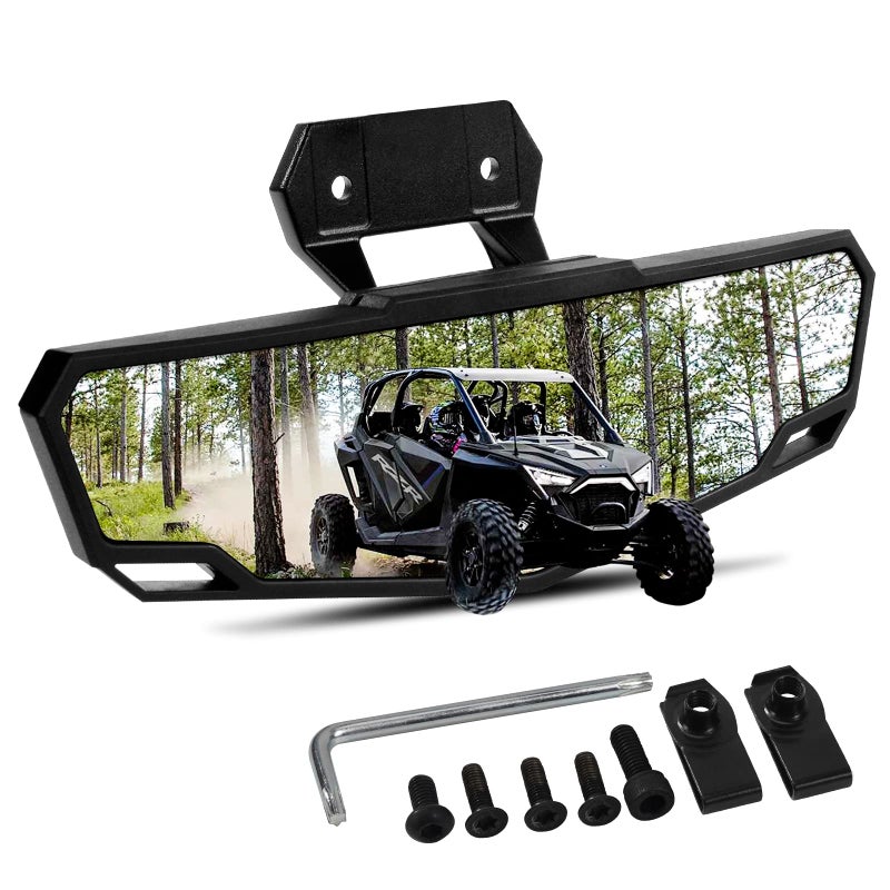 RZR PRO XP Rear View Mirror Esploratori UTV Center Race Convex Rear View Mirror for Polaris RZR PRO XPPRO XP4 Turbo R 4 2020 2021 2022 2023 2024 HighDefinition Rearview Mirror