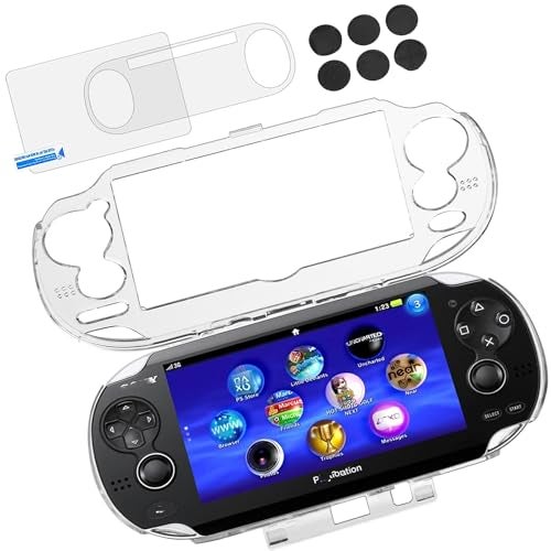 Gorliskl Ultra Clear Crystal Transparent Hard Shell Protective Case Cover Skin for Sony PlayStation PS Vita PSV 1000 PCH-1000 Console - Image 1