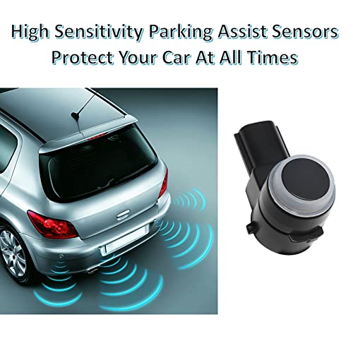 MANATEE 15239247 Rear Backup Park Assist Sensor for Cadillac Buick Chevrolet Chevy Tahoe Traverse GMC 1500 2500 3500 Enclave Lucerne DTS Escalade SRXESV EXT 25961317 25961321 25962147 (4PCS) - Image 4