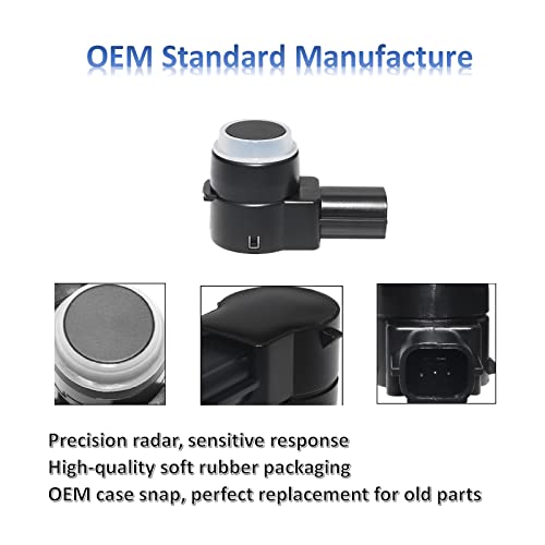 MANATEE 15239247 Rear Backup Park Assist Sensor for Cadillac Buick Chevrolet Chevy Tahoe Traverse GMC 1500 2500 3500 Enclave Lucerne DTS Escalade SRXESV EXT 25961317 25961321 25962147 (4PCS) - Image 5