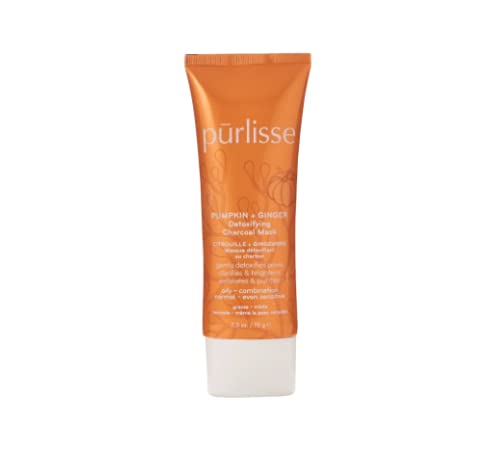 بورليس Purlisse Pumpkin and Ginger Detoxify Cynaction Mask: خالية من القسوة ونظيفة Paraben و Culfate خالية من الكبريتات. 2.5 أوقية - Image 1