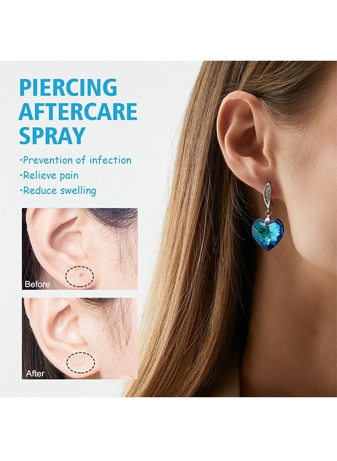 SOUTH MOON Piercing Aftercare Spray, Preventing Ear Canal Infection, Reducing Swelling Relieving Pain, Ear Hole Cleaning Anti Blocking Odor Removing Spray - 30ML  - Image 4