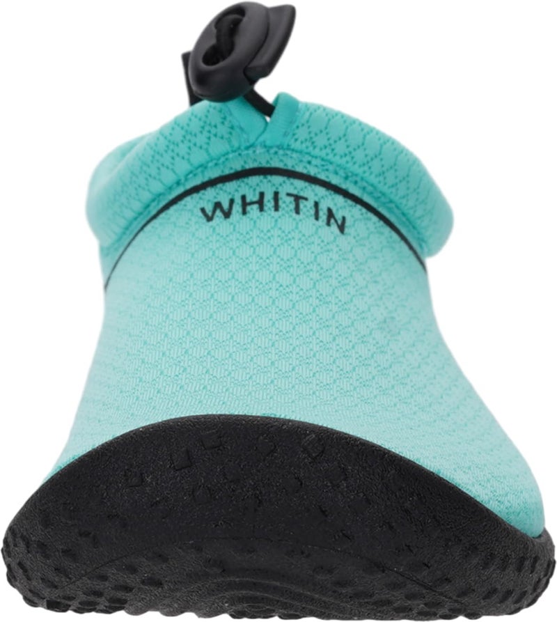 WHITIN أحذية مائية للنساء من WHITIN، أحذية سباحة عارية، أحذية شاطئية، حجم 7، خفيفة الوزن، للغوص، ركوب الأمواج، القوارب، سهلة الارتداء، للصيد، رياضية، خضراء 37 - Image 2