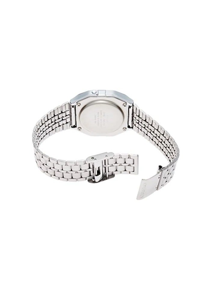 Casio Unisex Watch - A159WA-N1DF Grey Dial, Silver Band - Image 2