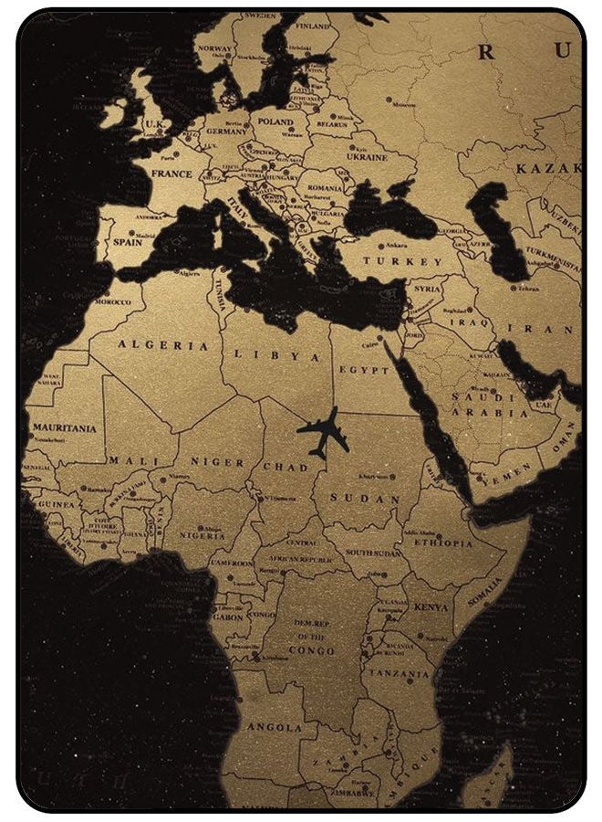 AMINA ALSHEBLI غطاء واقي لجهاز هواوي ميت باد T8 مقاس 8 بوصة 2020 خريطة العالم - Image 1