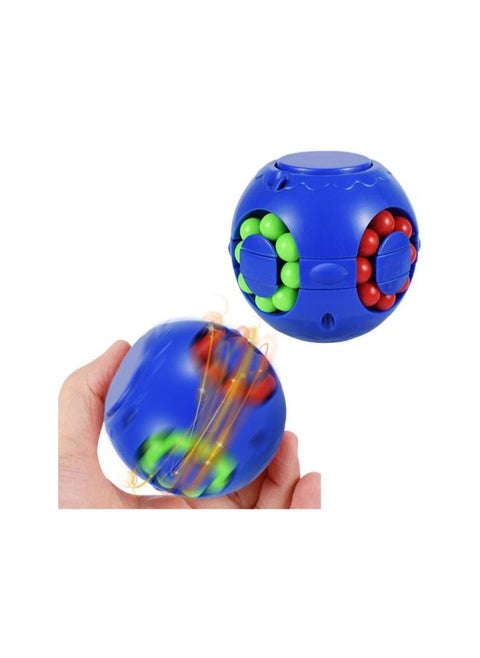 Decompression Cube Magic Bean Gyroscope Puzzle Cube, Creative Fingertip Gyro Cube Toy, Fidget Spinner Gyro Relieves Stress & Anxiety Toy for Children and Adults
