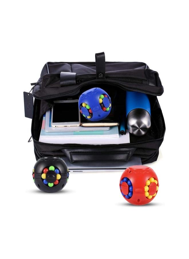 Decompression Cube Magic Bean Gyroscope Puzzle Cube, Creative Fingertip Gyro Cube Toy, Fidget Spinner Gyro Relieves Stress & Anxiety Toy for Children and Adults