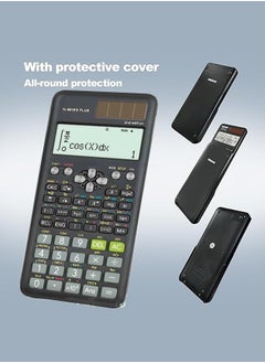Fazza Advanced Engineering Science Calculator with Protective Cover, 417 Functions, Digital LCD Display, fx-991ES Plus-2 (2nd edition) - Perfect for Students and Professionals (Black)  - Image 3