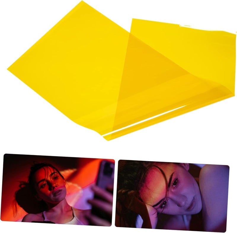 Unomor Color Filter Sunset Effect Lighting Film for Photography Video Pet for Creative Effects Easy to Use for Stage Theater Party Lighting - Image 5