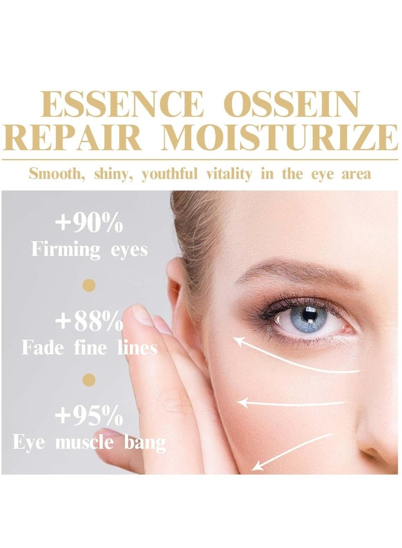 Hoygi Collagen Eye Cream Eye Bags Treatment for Women Firming Eye Treatment Anti Aging Eye Cream for Puffiness and Bags Under Eyes Under Eye cream for Dark Circles Moisturizing Eye Serum  - Image 3