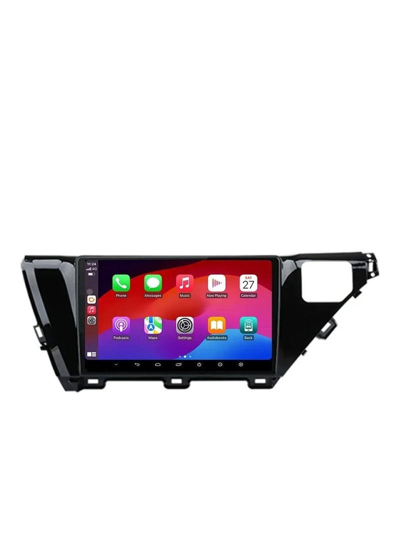 MNT - The 2018-2020 Toyota Camry's display is part of the car's infotainment system. It runs on Android and supports features like Apple CarPlay and Android Auto, allowing you to easily connect your smartphone. It also offers a high resolution of up to 1080 pixels, making it excellent for displaying information and maps clearly. - Image 1