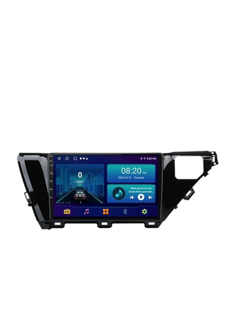 MNT - The 2018-2020 Toyota Camry's display is part of the car's infotainment system. It runs on Android and supports features like Apple CarPlay and Android Auto, allowing you to easily connect your smartphone. It also offers a high resolution of up to 1080 pixels, making it excellent for displaying information and maps clearly. - Image 1
