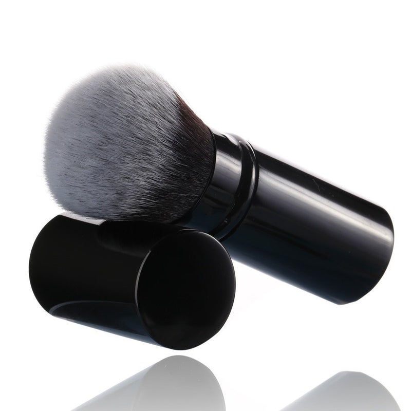 Sinide Retractable Makeup Blush Brushes, Sinide Professional Kabuki Brush Set - Best Foundation Brush Travel Kit for Mineral Powder,Contouring, Cream or Liquid Cosmetics - Image 1