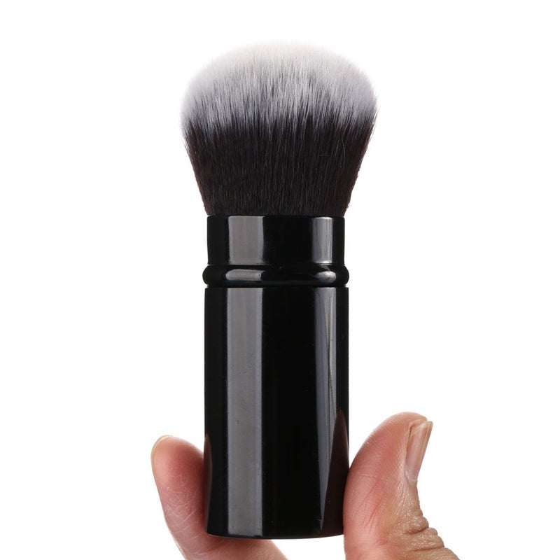 Sinide Retractable Makeup Blush Brushes, Sinide Professional Kabuki Brush Set - Best Foundation Brush Travel Kit for Mineral Powder,Contouring, Cream or Liquid Cosmetics - Image 3