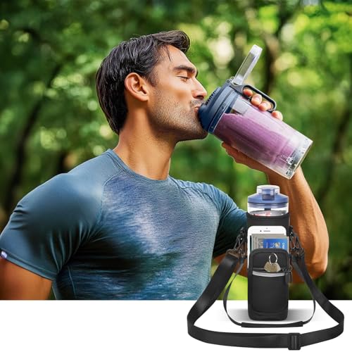 SAIKA Personal Blender Bag for Ninja Blast Max BC251/ BC151, Portable Cordless Blender Carrying Case with Reflective Strip, Shoulder Strap, Handle and Accessories Pocket (Cover Only) - Image 5