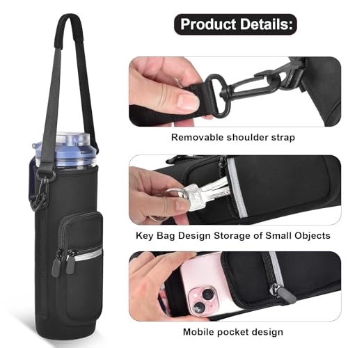 SAIKA Personal Blender Bag for Ninja Blast Max BC251/ BC151, Portable Cordless Blender Carrying Case with Reflective Strip, Shoulder Strap, Handle and Accessories Pocket (Cover Only) - Image 4