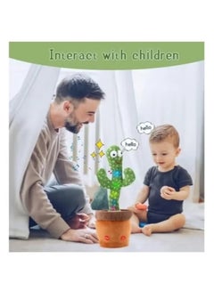 JAJEEK Electronic Dancing Cactus Toy – Talking, Wriggling, Singing, and Recording – Interactive & Fun, Repeats What You Say – Perfect Gift for Babies & Kids  - Image 3