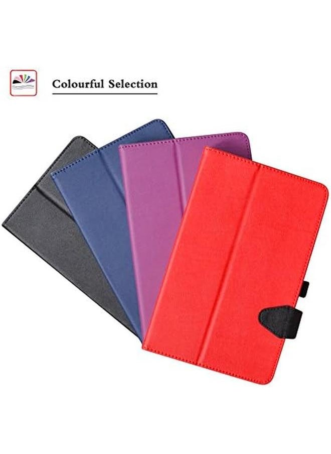 erorex - Alcatel Joy Tab Keyboard Case Slim Stand Pu Leather Cover With Romovable Wireless Keyboard For T Mobile Alcatel Joy Tab 2019 Alcatel 3T 8 Inch 2018 Tablet Black - Image 1