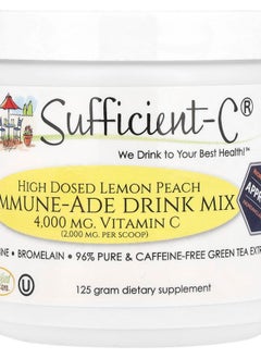 Sufficient-C High Dosed ImmuneAde Drink Mix Lemon Peach 125 g 
