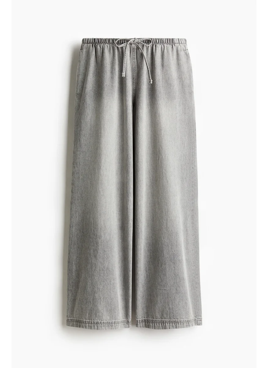 اتش اند ام Denim Drawstring Trousers