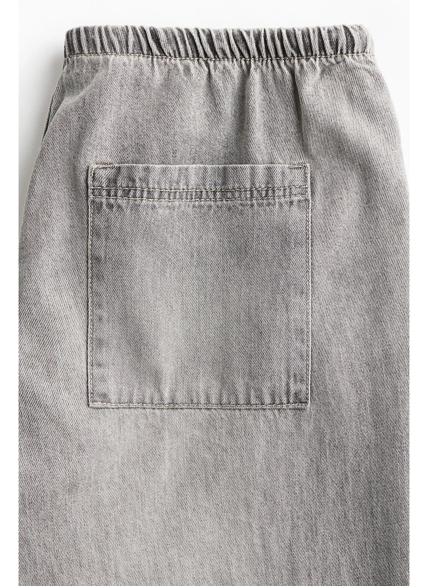 H&M Denim Drawstring Trousers