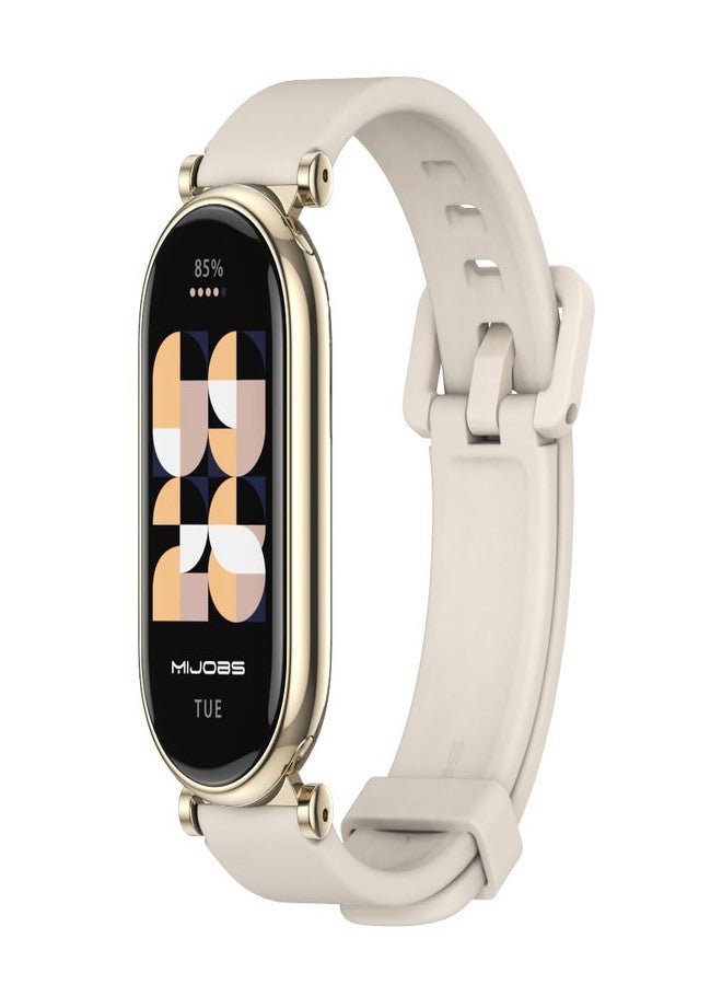 MIJOBS Strap for Mi Band 10/9/8, Replacement Wristband for Xiaomi Smart Band 9 Silicone Sport Watchband - Image 1