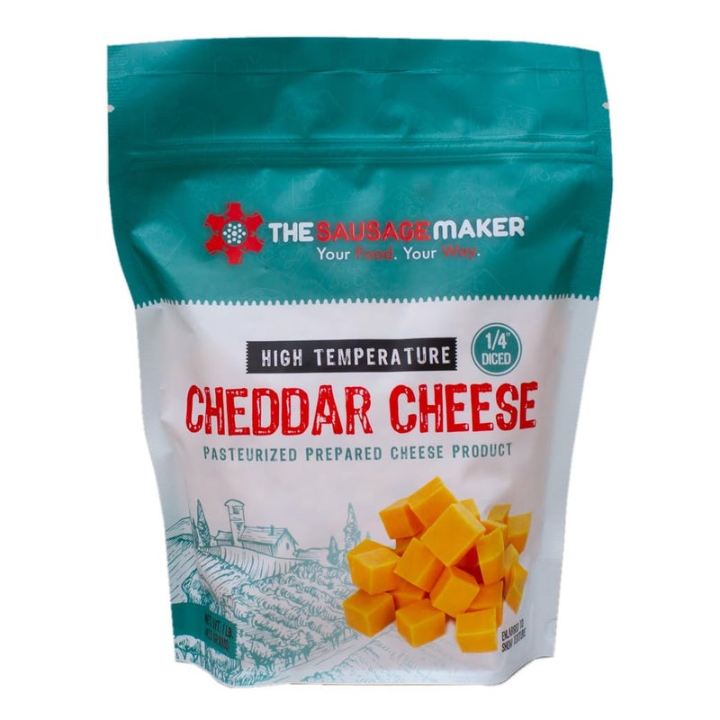 The Sausage Maker - High Temperature Cheese Assortment Pack - 3, 1 pound Packs - Cheddar, Hot Pepper and Mozzarella - Image 2