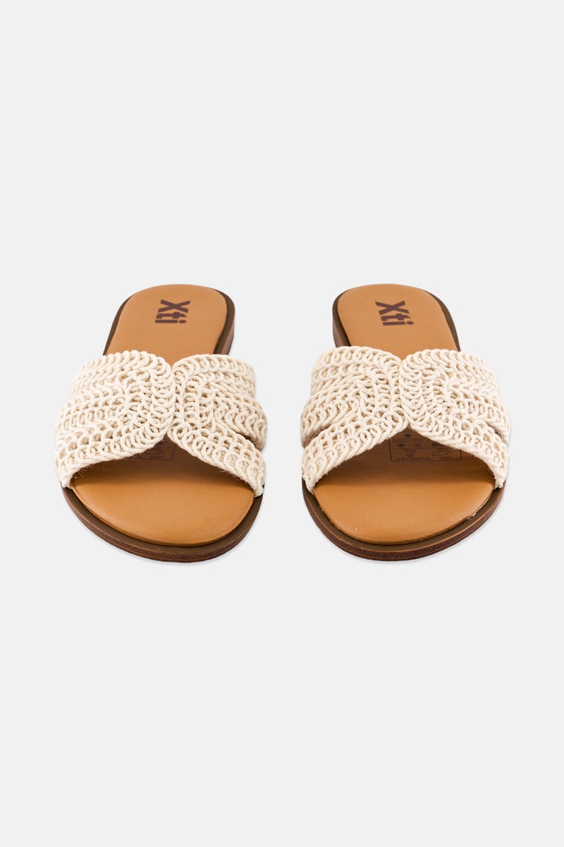 Xti Women Slip On Flats, Beige  - Image 4