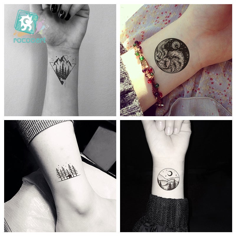 Ruikalong Supply New Waterproof Fresh Tattoo Sticker Fashion Trend Beautiful Personality Tattoo Sticker - Image 2