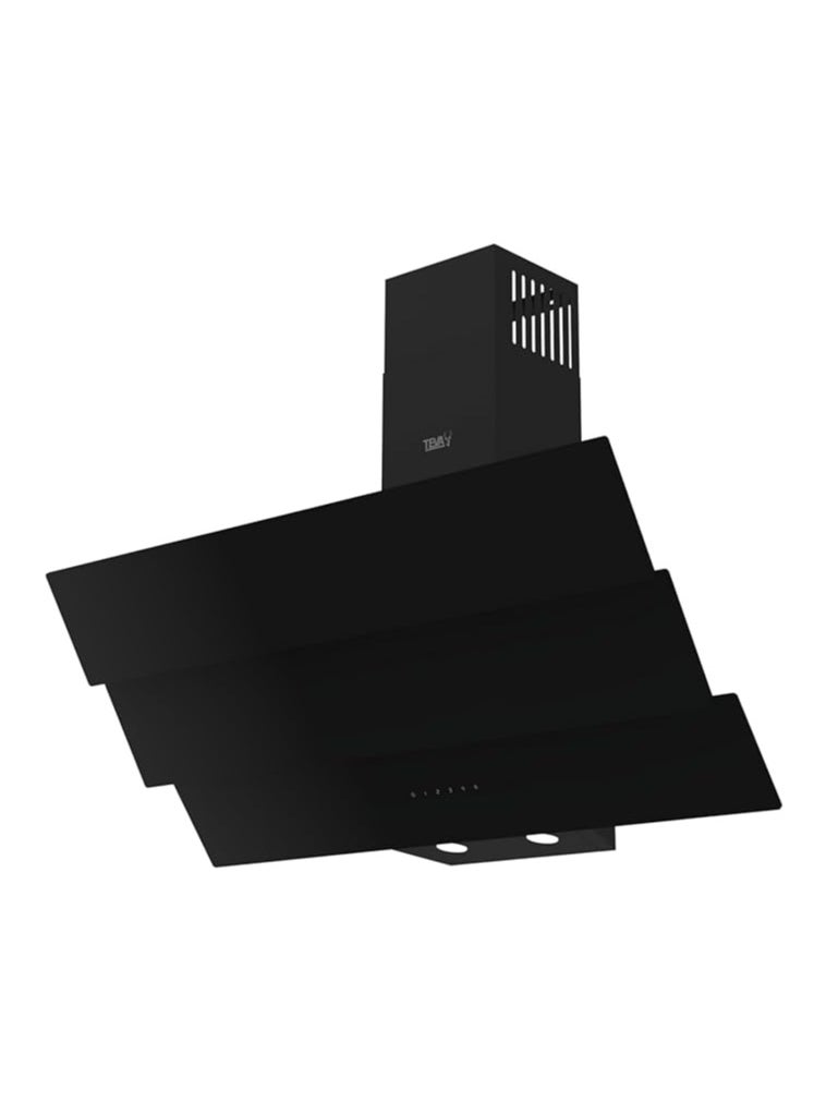 Teva Decorative Hood 90 cm flow power 800m3\h, Black Glass, Touch control, 4 Speed Levels, internal and external recycle, 90-3TC-850- BLACK  - Image 2