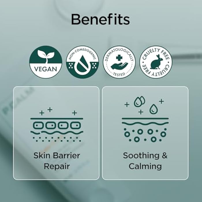 P.CALM كريم P.CALM كاتو – الجلوتاثيون وسانتيلا أسياتيكا لتعزيز حاجز البشرة والترطيب العميق، مرطب وجه كوري نباتي للبشرة الحساسة (80 مل / 2.70 أونصة سائلة) - Image 4