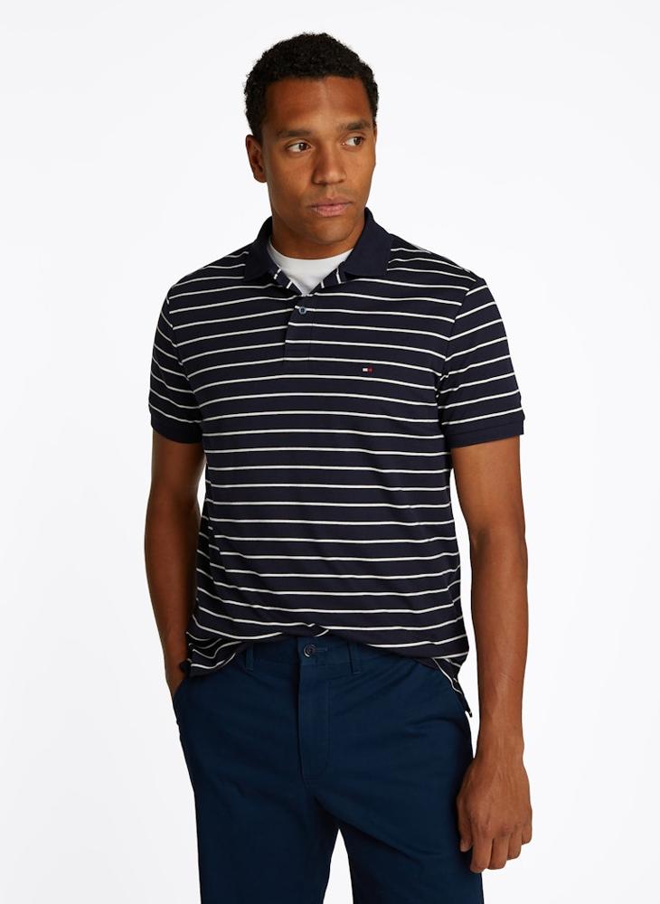 TOMMY HILFIGER Regular Fit Cotton Polo  - Image 1