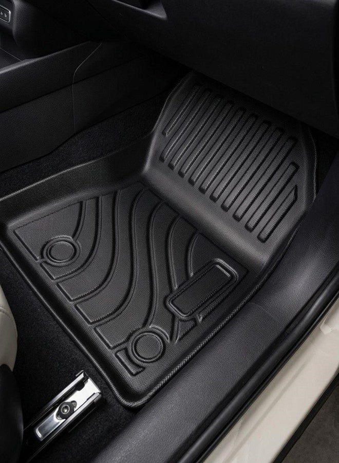 Tpe Floor Mat for Mitsubishi Outlander, Heavy Duty Floor Mats for Outlander 2023+ Models, All-Weather Black Rubber Liners, 1st and 2nd Row (Set of 4pc for 7 seater) - Image 3