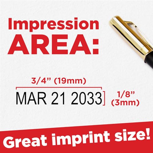 Mark 2000 - S120 Self-Inking Date Stamp - Purple Color - Image 5