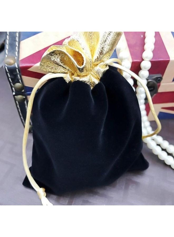 10-Piece Velvet Jewelry Storage Bag Multicolour - Image 1