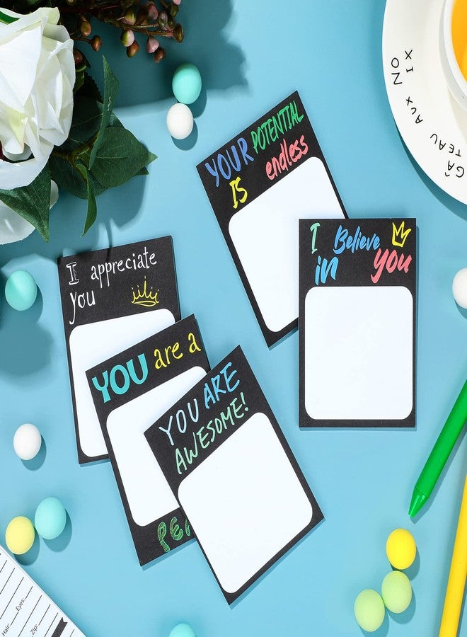 Spakon 24 Pcs Inspirational Sticky Notepad Bulk Teacher Appreciation Gift Mini Pocket Motivational Positive Notebook for Back to School Office Coworker Travel Supplies, 30 Sheets Each (Fresh Style) - Image 4