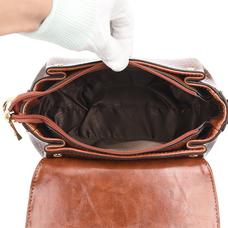 Bags Fashion Crocodile Pattern Export Large Capacity Women'S Shoulder Crossbody Bag Women'S Bag - Image 5