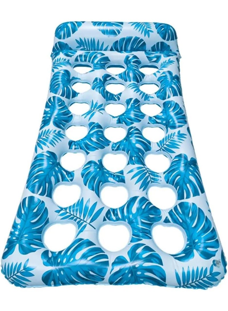 Y&D PVC Inflatable Foldable Water Recliner Floating Bed - Image 2