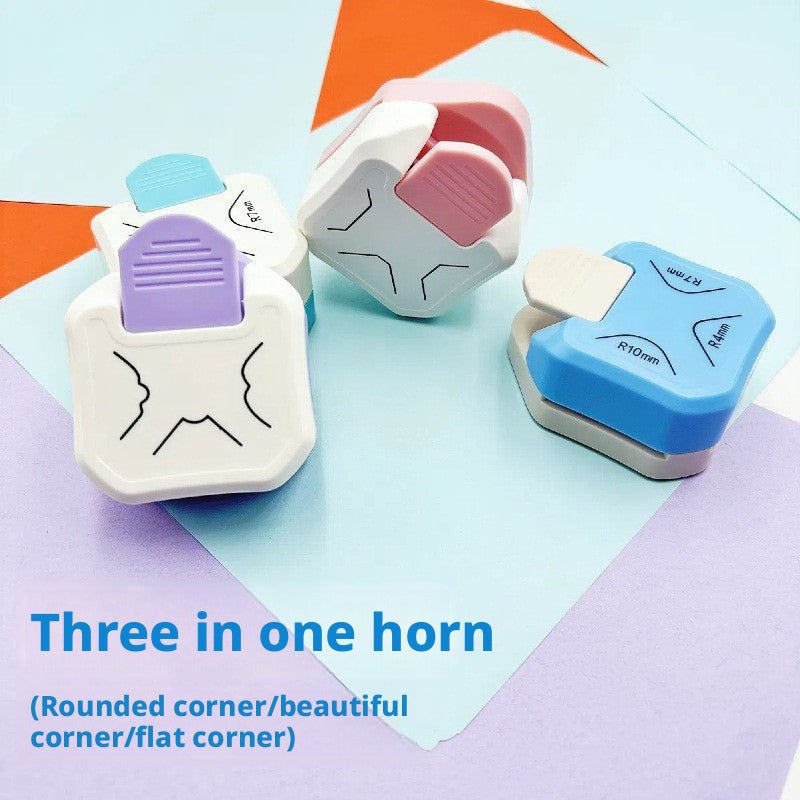 3-in-1 Corner Rounder Cutter Multi-angle Trimmer for Paper Crafts - Image 1