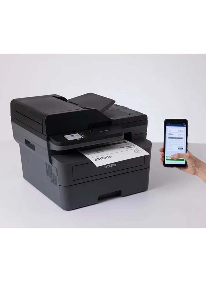 brother MFC-L2805DW Mono Laser Printer, Compact 4-in-1 Monochrome Multi-Function Centre Laser Printer with Automatic 2-sided Printing - Black - Image 4