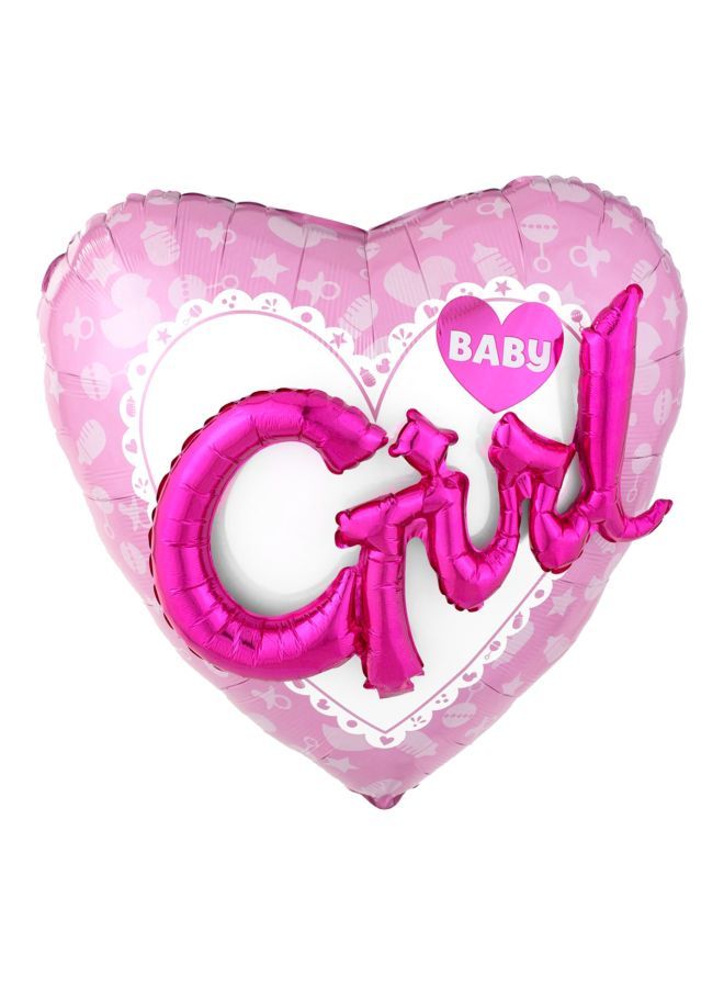 NIBEMINENT Baby Girl Inflatable Foil Balloon 36inch - Image 1