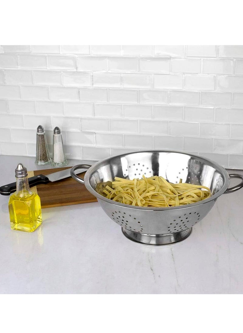 MILLERHAUS - Millerhaus Deep Colander 20 cm - Stainless Steel - Image 1