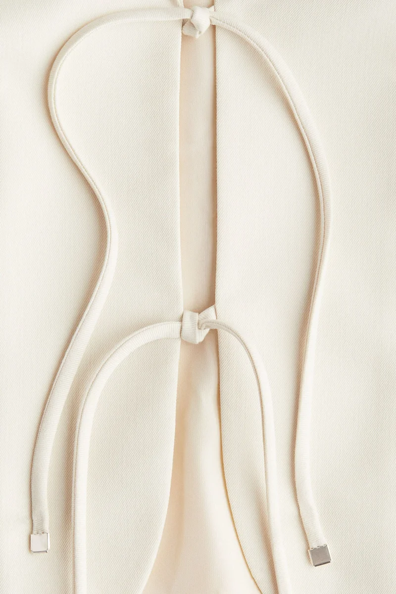 H&M Tie-front blazer