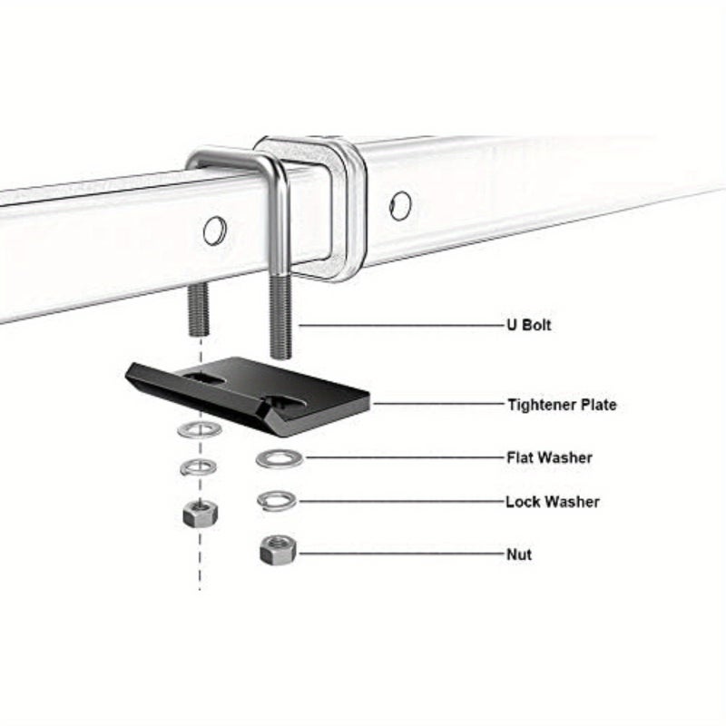 304 Stainless Steel Hitch Anti Wobble Kit 2 Sets for Trucks SUVs RVs - Image 5