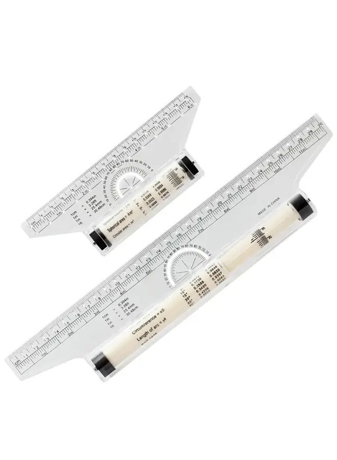 Balanced Multifunction Angle Ruler 11.81 Inch Drawing Measuring Tool For Engineers And Diy Enthusiasts - Image 1