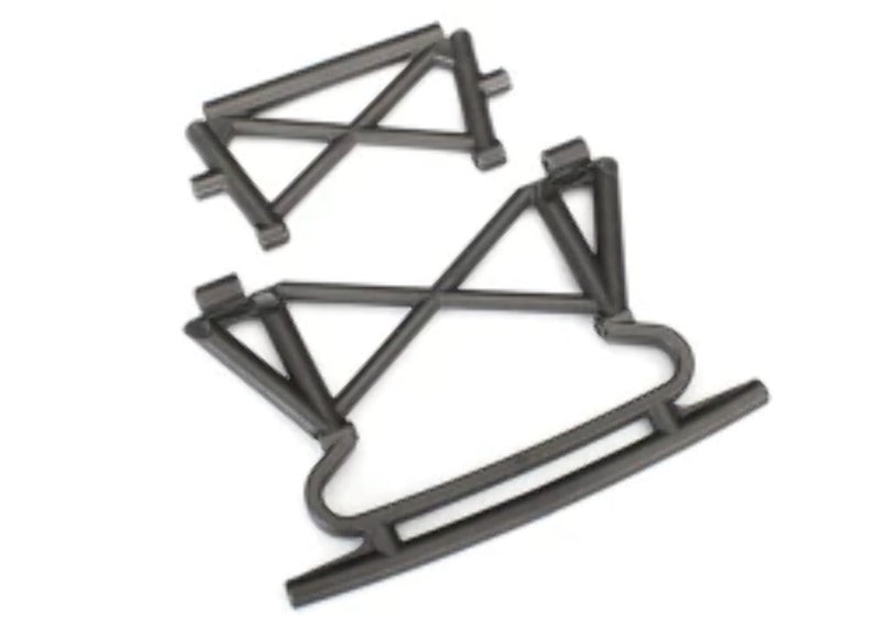 Traxxas 8535 Front Bumper and Support Black - Image 2