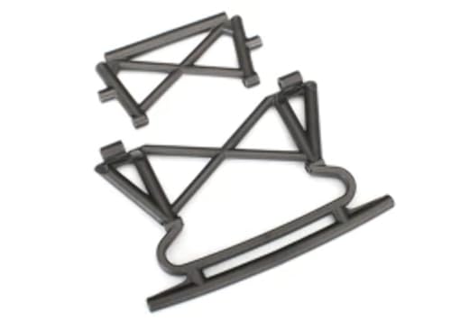 Traxxas 8535 Front Bumper and Support Black - Image 1