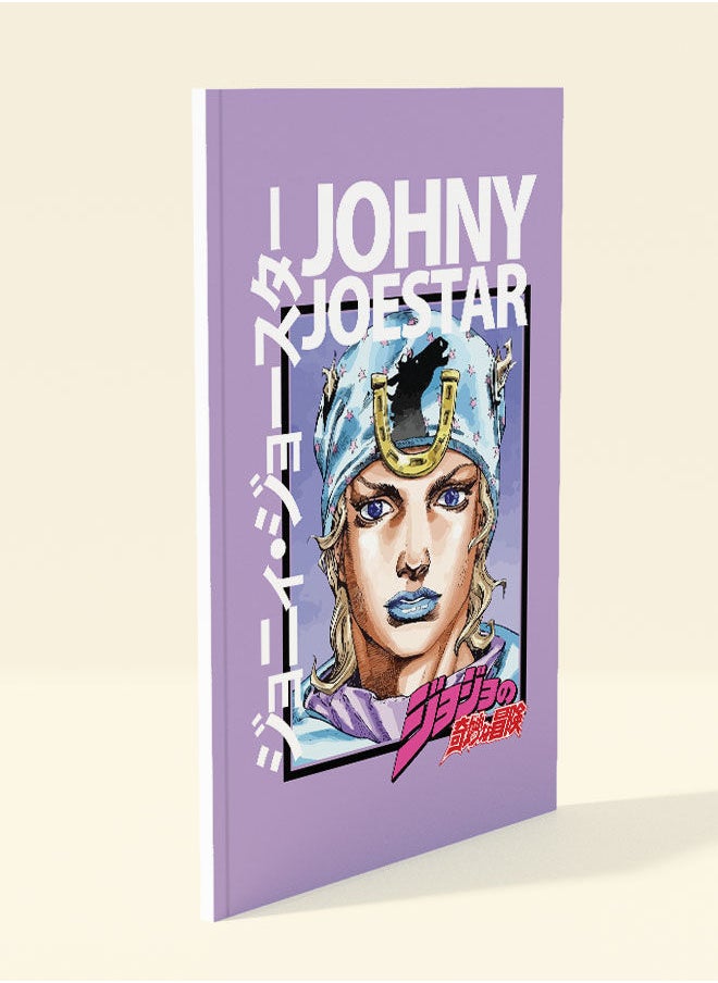 LIT - JoJo's Bizarre Adventure A5 Notebook JoJo's Bizarre Adventure A5 Size Soft Bind Notebook Tusk Soft Bind Notebook Johnny Joestar Jonathan Joestar-Anime - Image 1
