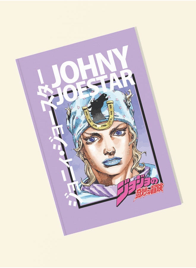 LIT - JoJo's Bizarre Adventure A5 Notebook JoJo's Bizarre Adventure A5 Size Soft Bind Notebook Tusk Soft Bind Notebook Johnny Joestar Jonathan Joestar-Anime - Image 1